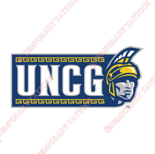 NC Greensboro Spartans Customize Temporary Tattoos Stickers NO.5361